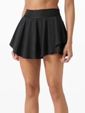 Lululemon Court Rival Skirt - Black - Size 2